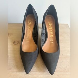 Calvin Klein Black Heels 8.5